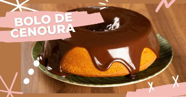 Bolo De Cenoura Cobertura Cremosa