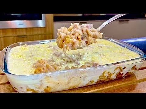 A MELHOR MACARRONADA DOIS MOLHOS DO MUNDO para o seu DIA a DIA | rápido fácil