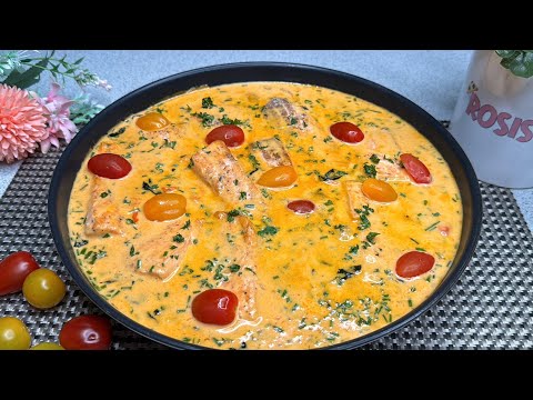 Receita de Salmão Cremoso | Fácil, Rápido e Delicioso!