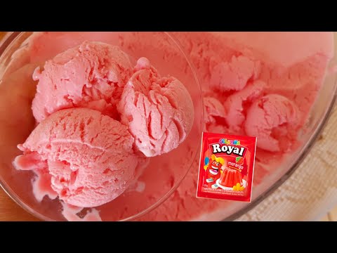 COMO FAZER SORVETE DE GELATINA | FAÇA 3 LITROS DE SORVETE COM UM PACOTE DE GELATINA