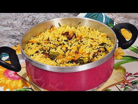 Misturei alguns ingredientes e fiz um delicioso arroz 🍚😋