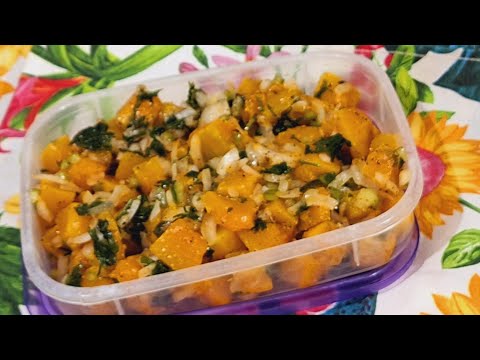 Salada de abóbora bem fácil de fazer 😋