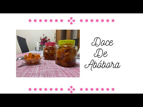 Doce de abóbora delicioso