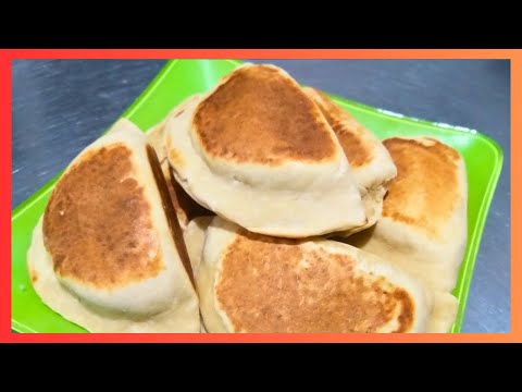 Pão recheado assado na frigideira//Receita da vó Marli...