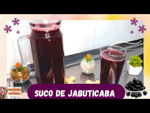 Como Fazer Suco De Jabuticaba Sem Amargar / Por Dani Martins #484