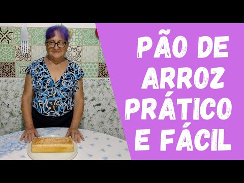 Pão de arroz prático e fácil / Dicas da Vovó