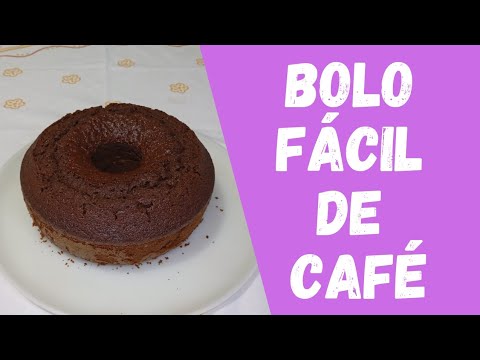 Bolo fácil de café / Dicas da Vovó