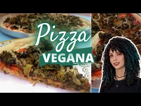 PIZZA DE BRÓCOLIS VEGANA | VEGG SIMPLES