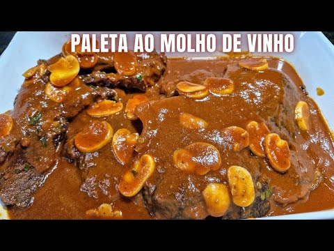 Vamos Fazer Essa Paleta ao Molho de Vinho Para Um Almoço em Família? É Um Abraço em Forma de Comida!