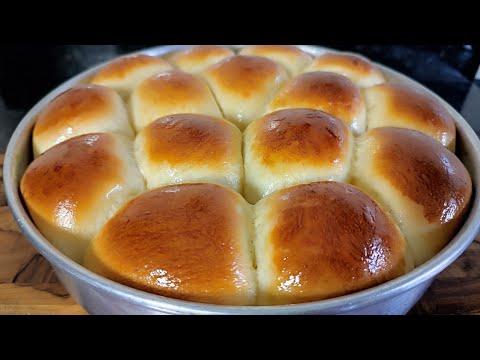 PÃOZINHO CASEIRO DE LEITE! FICA COMO ALGODÃO