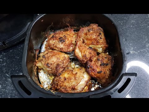 Como fazer frango com creme de cebola e maionese // Na Airfryer.