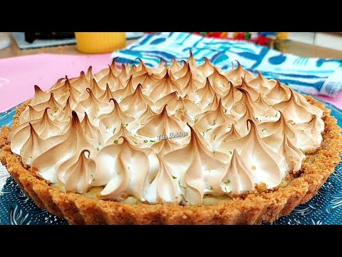 Torta de limão com merengue prática