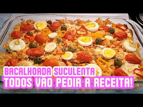 Bacalhau suculento e super aromático que todo mundo vai pedir a receita