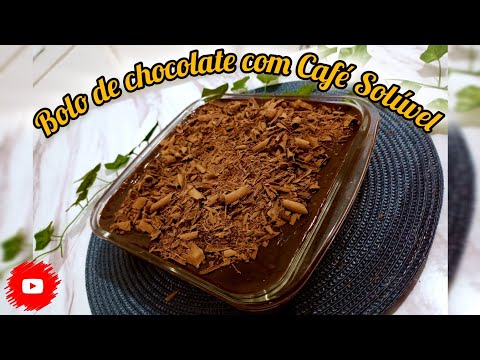 Bolo de Chocolate com Café muito fácil de fazer