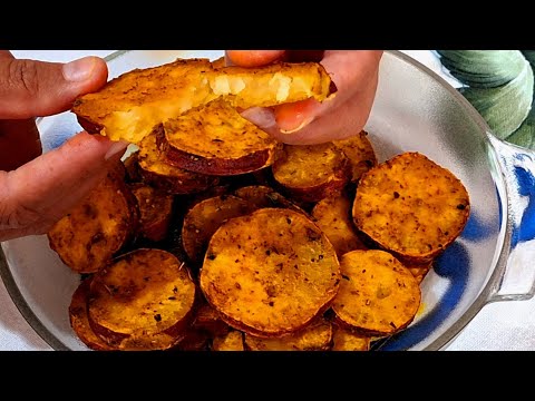 Batata Doce assada no Formo e muita gente gosta -Ftines..