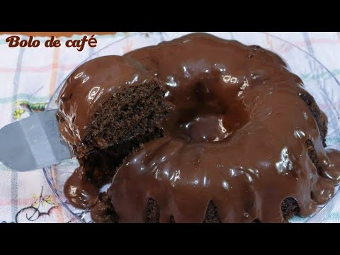 BOLO DE CAFÉ: Bolo de café fofinho e delicioso. Receita ideal de bolo para o café da tarde.