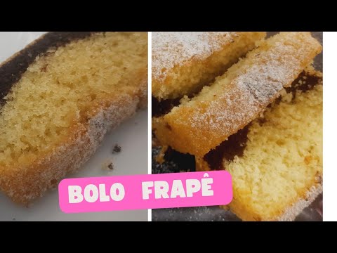 DEPOIS QUE FAZER ESSA RECEITA DE BOLO FRAPÊ VOCÊ VAI QUERER FAZER TODOS OS DIAS PARA SEU LANCHE