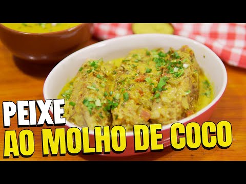 PEIXE AO MOLHO DE COCO COM PIRÃO AMARELINHO | Receita para Semana Santa