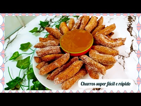 Churros super fácil e rápido