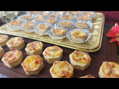 QUICHE DE QUEIJO E PRESUNTO PARA FESTA! Você irá Amar esse Salgado Fácil e Rápido