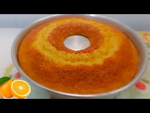 COMO FAZER BOLO DE LARANJA FOFINHO E BEM ÚMIDO