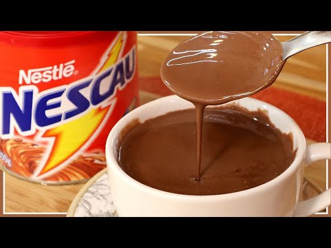 CHOCOLATE QUENTE SUPER CREMOSO DE NESCAU I LEVA APENAS 3 INGREDIENTES I Receitas de Pai