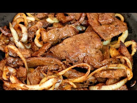 O MELHOR BIFE DE FÍGADO QUE VOCÊ JÁ COMEU I BIFE ACEBOLADO