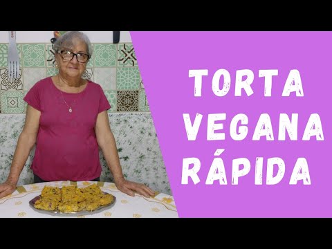 Torta vegana de liquidificador / Dicas da Vovó