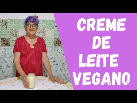 Creme de leite vegano / Dicas da Vovó