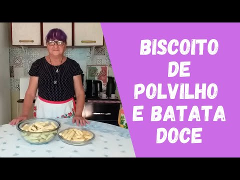 Biscoito de polvilho e batata doce | Dicas da Vovó