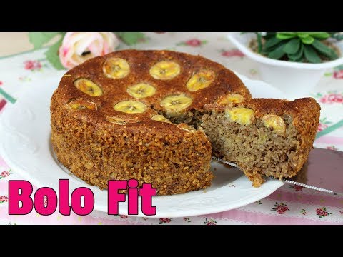 Bolo de Aveia com Banana ( Sem Farinha, Sem Açúcar e Sem Leite) Só com 4 Ingredientes