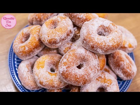 DONUTS CASEIROS / ROSQUINHAS CASEIRAS | RECEITA ECONOMICA | MUITO MACIO | RECEITAS DA CRIS