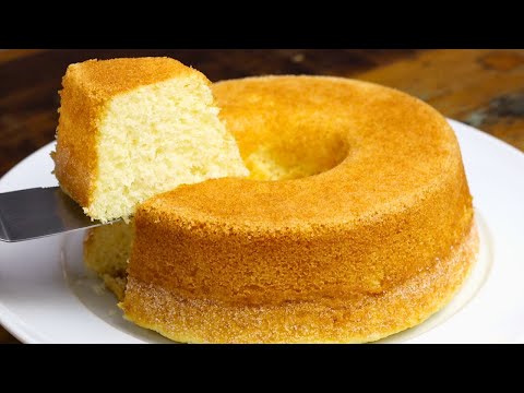 BOLO SIMPLES E DELICIOSO DE MAIZENA COM NINHO - SEM GLÚTEN