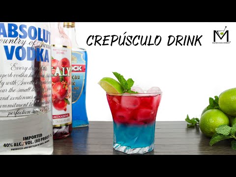 COMO FAZER O CREPÚSCULO - DRINK COM VODKA