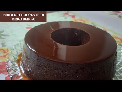 SOBREMESA PARA O DIA DOS PAIS - PUDIM DE CHOCOLATE (sobremesa fácil)