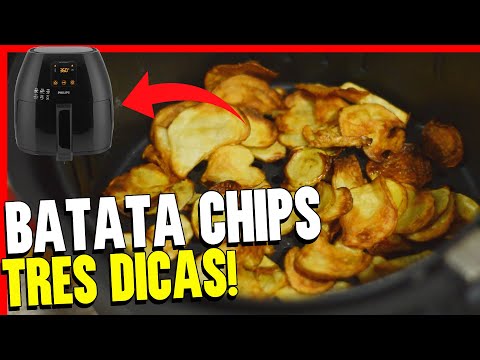 3 DICAS DE COMO FAZER BATATA CHIPS CROCANTE E SAUDÁVEL NA AIRFRYER