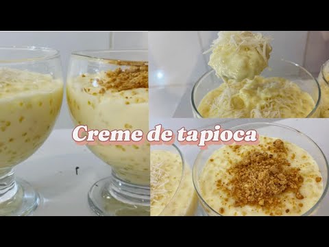 Creme de tapioca | tapioca cremosa