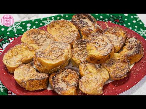 RABANADA NA AIR FRYER SEM ÓLEO E SUPER CROCANTE! RECEITA ESPECIAL DE NATAL