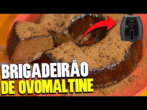 BRIGADEIRÃO DE OVOMALTINE CREMOSO | COMO FAZER BRIGADEIRÃO NA AIRFRYER