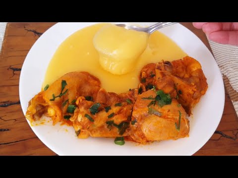 FRANGO COM POLENTA