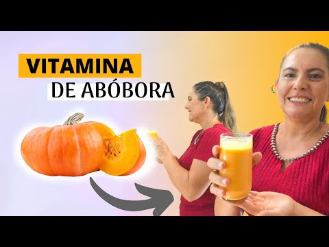 COMO FAZER VITAMINA DE ABÓBORA SABOROSA - Muito fácil e rápido