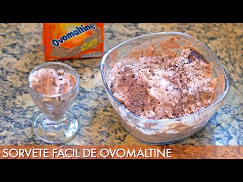 Como fazer Sorvete fácil de Ovomaltine - Segredinhos #204