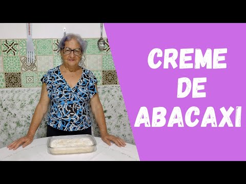 Creme de abacaxi feito com ágar-ágar / Dicas da Vovó