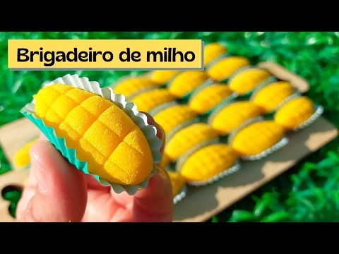 BRIGADEIRO DE MILHO | perfeito para FESTA JUNINA! receita de milhões 🌽