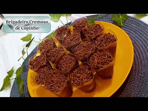 Brigadeiro Cremoso no Copinho