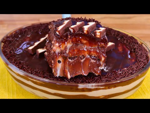 PAVÊ DE LEITE NINHO COM NUTELLA FÁCIL E CREMOSO | PAVÊ DE NINHO SIMPLES