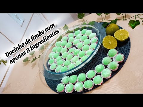 Docinho de Limão com apenas 3 ingredientes