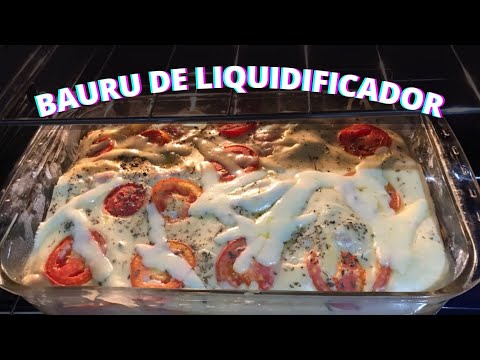 LANCHE DELICIOSO - BAURU DE LIQUIDIFICADOR/ MUITO FÁCIL