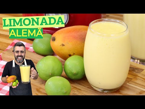 LIMONADA ALEMÃ - REFRESCANTE - FÁCIL - DELICIOSA - SUPER CREMOSA - Receitas de Pai