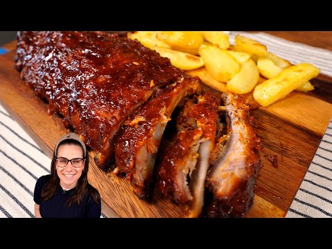 Costelinha com molho barbecue caseiro muito fácil!